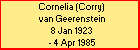 Cornelia (Corry) van Geerenstein