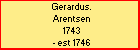 Gerardus. Arentsen