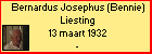 Bernardus Josephus (Bennie) Liesting