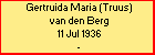 Gertruida Maria (Truus) van den Berg
