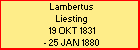 Lambertus Liesting