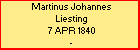 Martinus Johannes Liesting