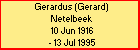 Gerardus (Gerard) Netelbeek