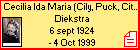 Cecilia Ida Maria (Cily, Puck, Cita) Diekstra