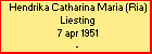 Hendrika Catharina Maria (Ria) Liesting