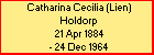 Catharina Cecilia (Lien) Holdorp