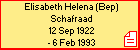 Elisabeth Helena (Bep) Schafraad