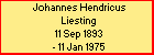 Johannes Hendricus Liesting