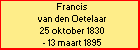 Francis van den Oetelaar