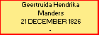 Geertruida Hendrika Manders