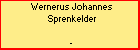 Wernerus Johannes Sprenkelder