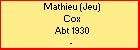 Mathieu (Jeu) Cox