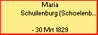 Maria Schuilenburg (Schoelenburg)