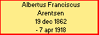 Albertus Franciscus Arentsen
