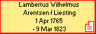 Lambertus Wilhelmus Arentsen / Liesting