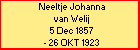 Neeltje Johanna van Welij
