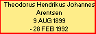 Theodorus Hendrikus Johannes Arentsen