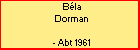Béla Dorman