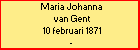 Maria Johanna van Gent