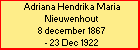 Adriana Hendrika Maria Nieuwenhout