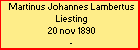 Martinus Johannes Lambertus Liesting