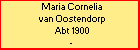 Maria Cornelia van Oostendorp